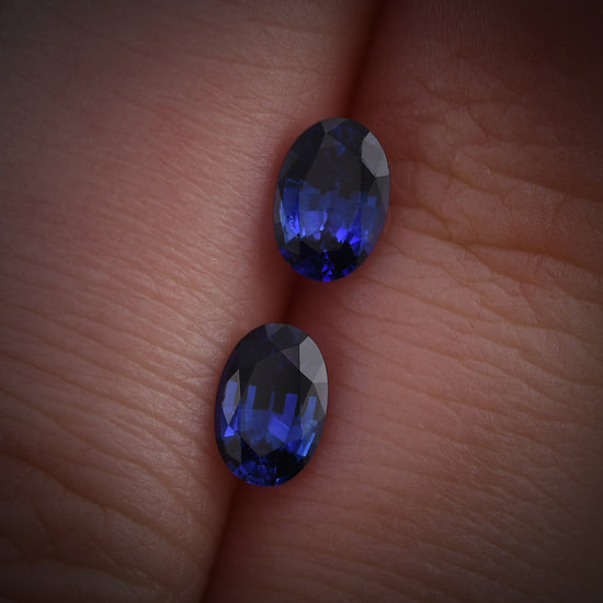 1.39 Carat Blue SRI LANKAN Oval Sapphire