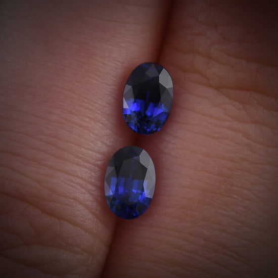 1.71 Carat Blue SRI LANKAN Oval Sapphire
