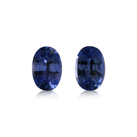 1,55 Karat Blauer SRI LANKAN Oval-Saphir