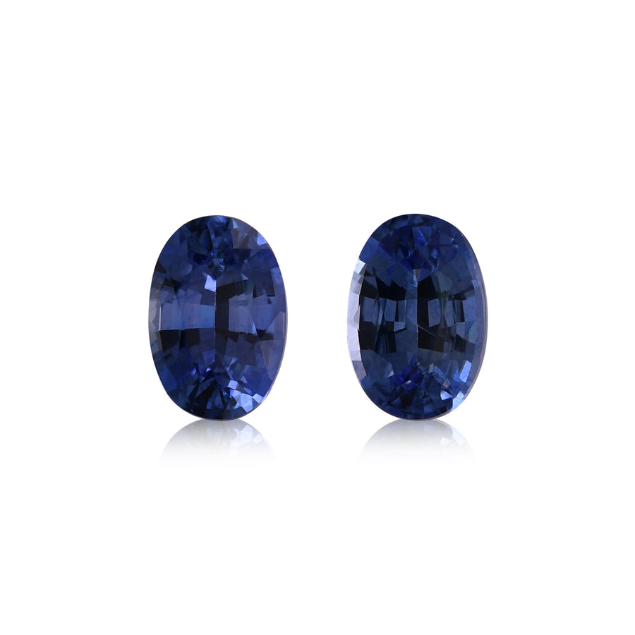 Zaffiro Ovale Blu di 1.55 Carati proveniente dallo SRI LANKA