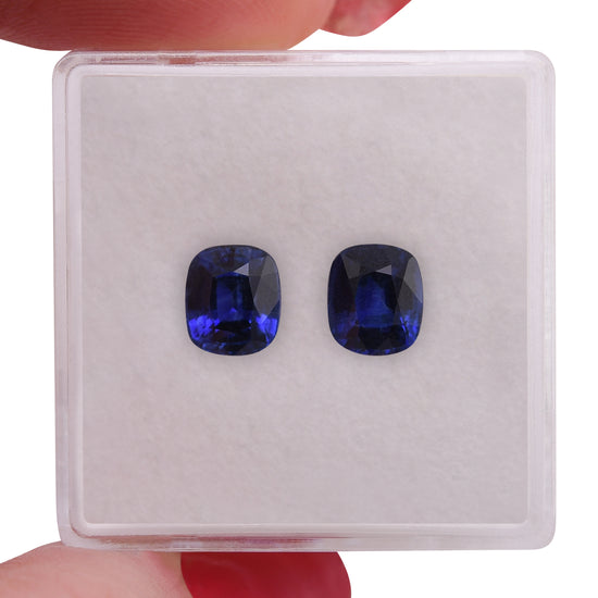 2,17 Karat Blauer SRI LANKA Kissen Saphir