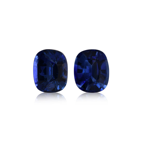 2.19 Karat blauer sri-lankischer Kissen-Saphir