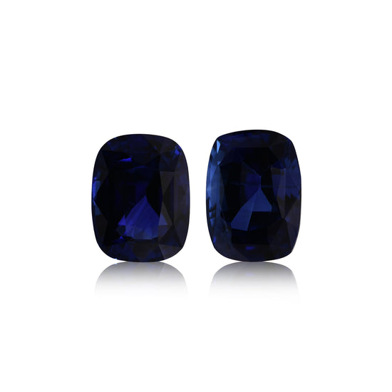 2,22 Karat blauer sri-lankischer Kissensaphir