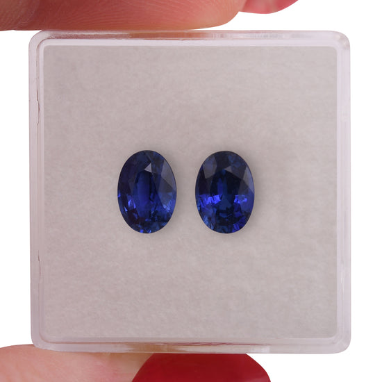 2,20 Karat blauer SRI LANKAN Oval-Saphir