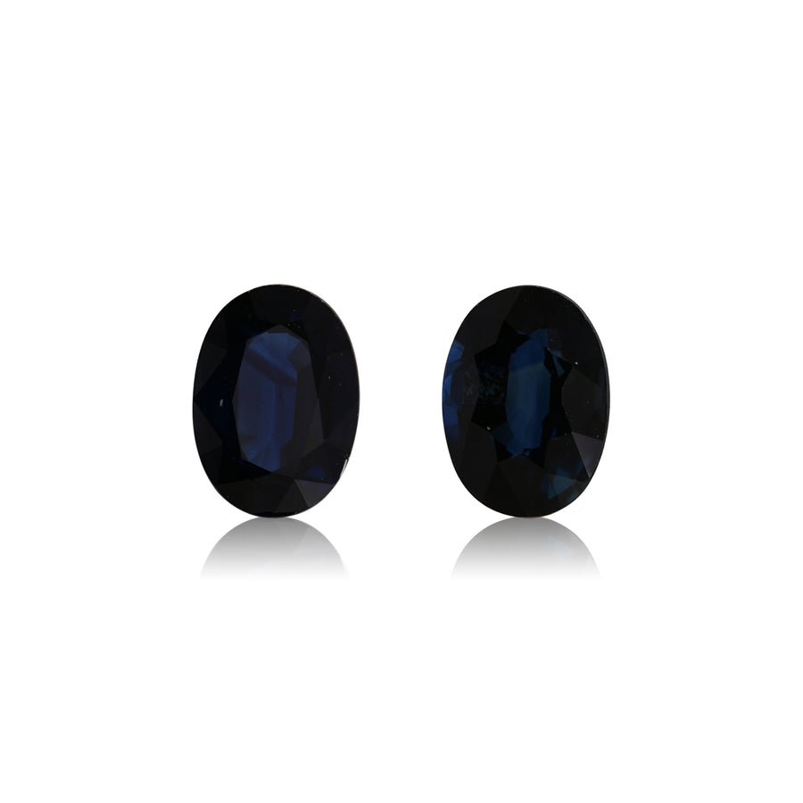 2.31 Karat Blauer THAI Oval Saphir