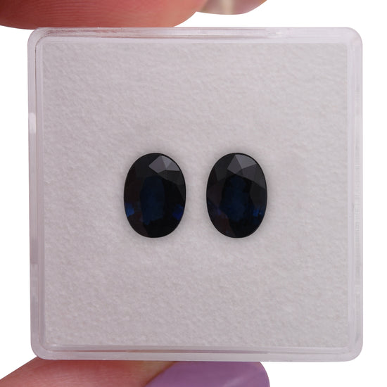 1,94 Karat Blauer THAI Oval Saphir