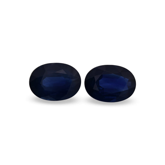 1,72 Karat blauer THAI Oval-Saphir
