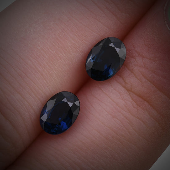 2,23 Karat Blauer THAI Oval Saphir