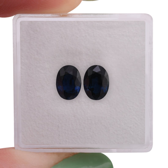 2,23 Karat Blauer THAI Oval Saphir