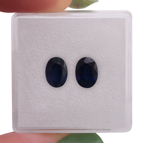 2,32 Karat Blauer THAI Oval Saphir