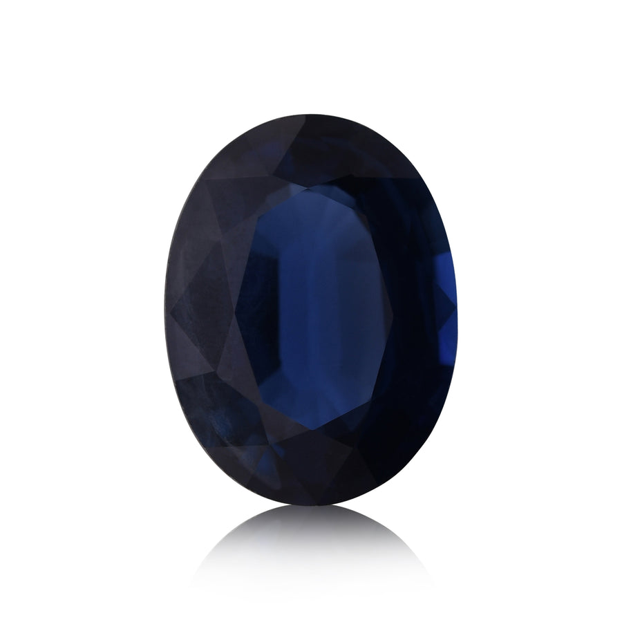 1,27 Karat blauer THAI ovaler Saphir