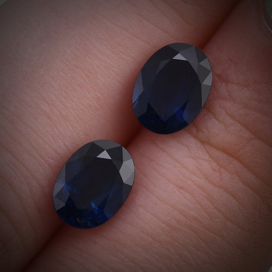 3.27 Carat Blue THAI Oval Sapphire
