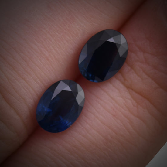 3.06 Carat Blue THAI Oval Sapphire
