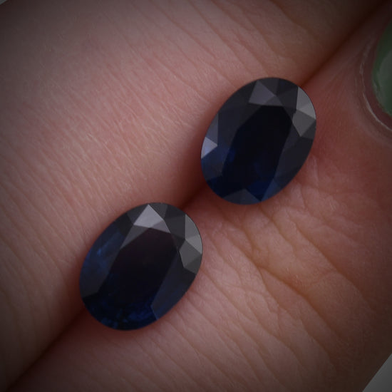 2.86 Carat Blue THAI Oval Sapphire