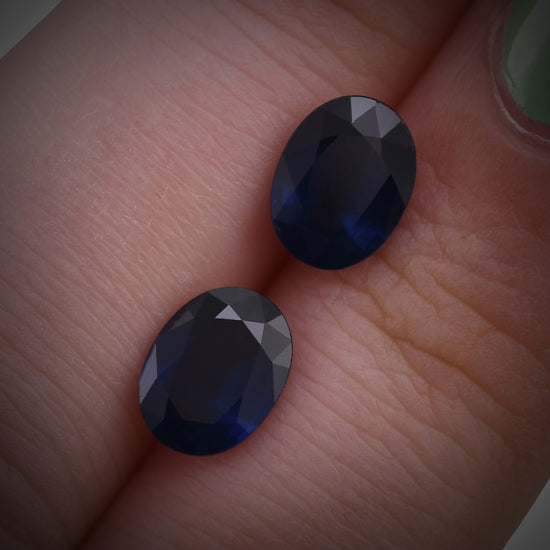 2.72 Carat Blue THAI Oval Sapphire
