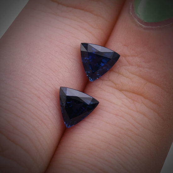 1.84 Carat Blue THAI Triangle Sapphire