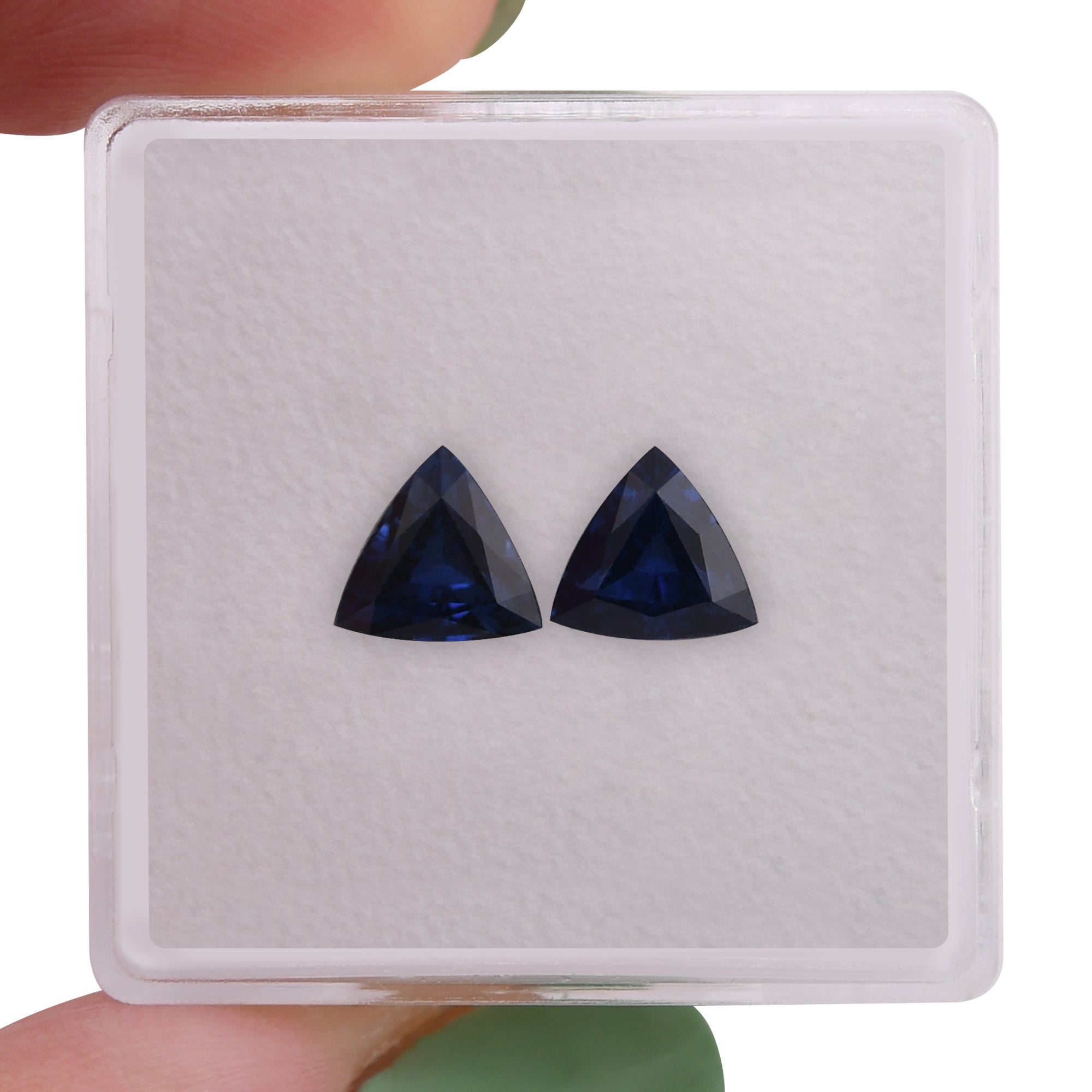 1.84 Carat Blue THAI Triangle Sapphire | LEIBISH