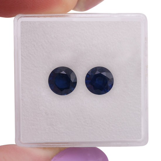 2.29 Carat Blue THAI Round Sapphire