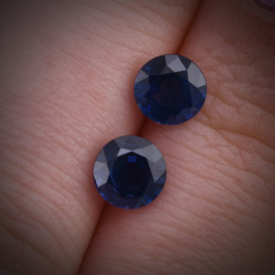 2.29 Carat Blue THAI Round Sapphire