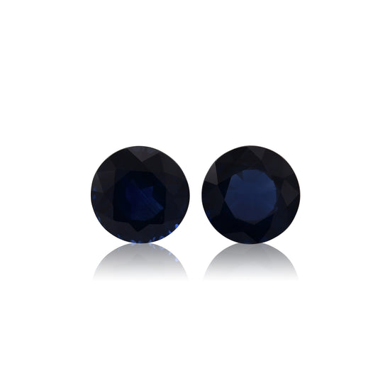 2,75 Karat Blauer THAI Runder Saphir