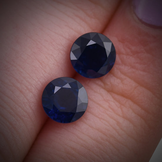 2.68 Carat Blue THAI Round Sapphire