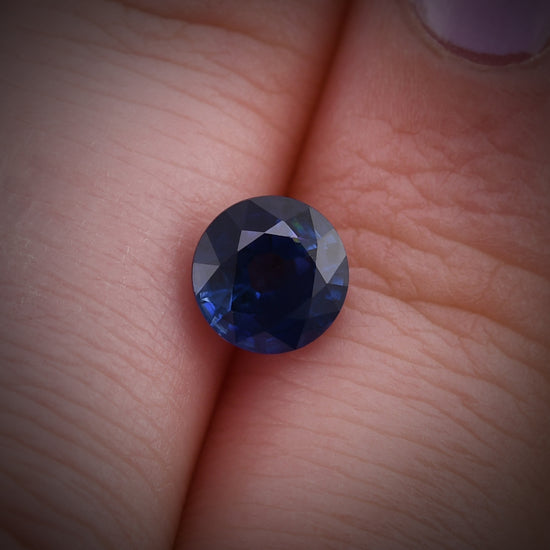 1.56 Carat Blue THAI Round Sapphire