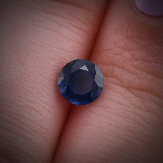1.22 Carat Blue THAI Round Sapphire
