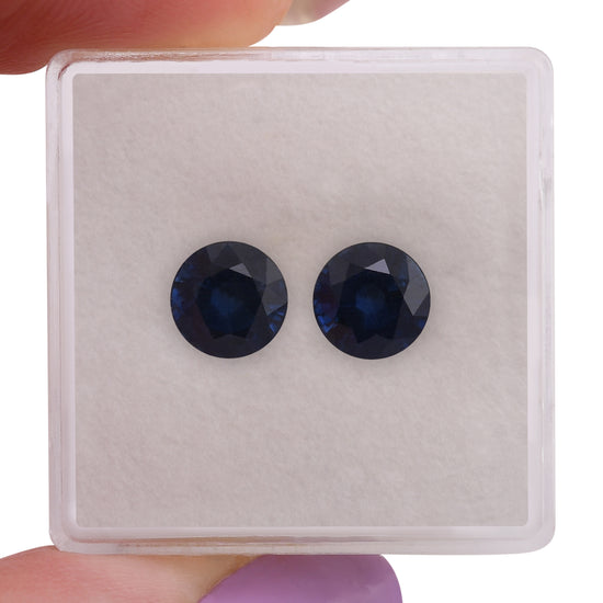 2.82 Carat Blue THAI Round Sapphire