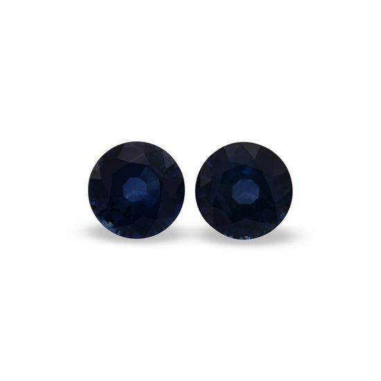 2.82 Carat Blue THAI Round Sapphire