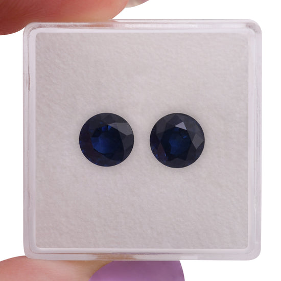 2.86 Carat Blue THAI Round Sapphire