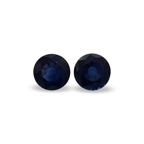 2.86 Carat Blue THAI Round Sapphire
