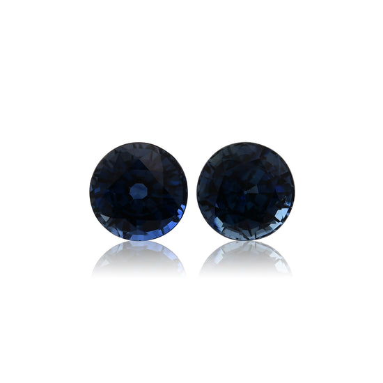 2.19 Karat Blauer THAI Runder Saphir