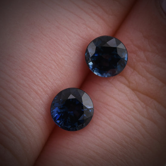 2.19 Carat Blue THAI Round Sapphire