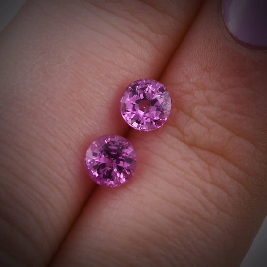 1.45 Carat Pink MADAGASCAR Round Sapphire