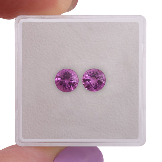 1.45 Carat Pink MADAGASCAR Round Sapphire