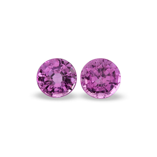1.45 Carat Pink MADAGASCAR Round Sapphire