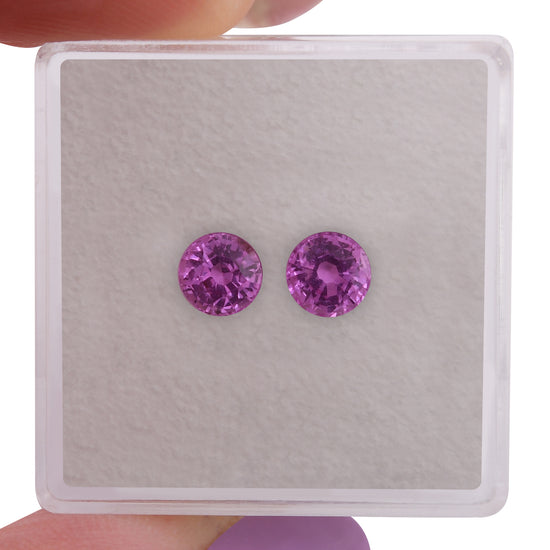 1.44 Carat Pink MADAGASCAR Round Sapphire