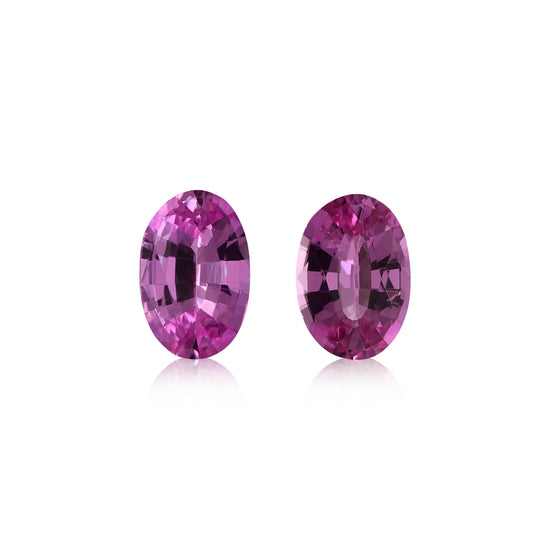 1,08 Karat rosa MADAGASKAR Oval-Saphir