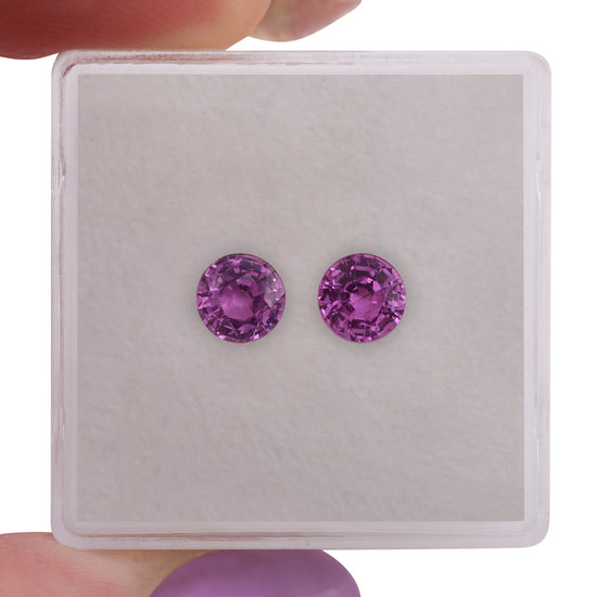 1.22 Carat Pink MADAGASCAR Round Sapphire