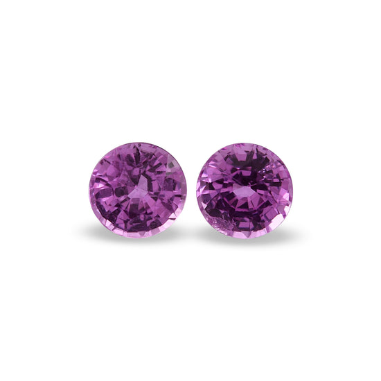 1.34 Carat Pink MADAGASCAR Round Sapphire