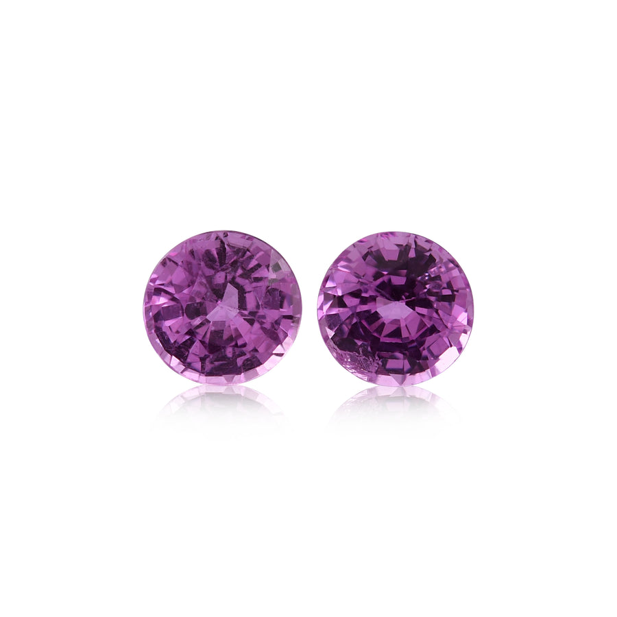 1.34 Carat Pink MADAGASCAR Round Sapphire