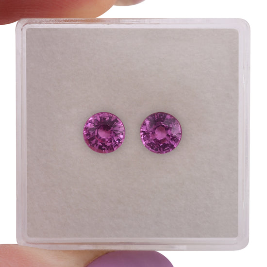 1.33 Carat Pink MADAGASCAR Round Sapphire