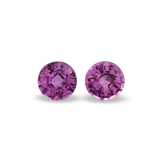 1.33 Carat Pink MADAGASCAR Round Sapphire