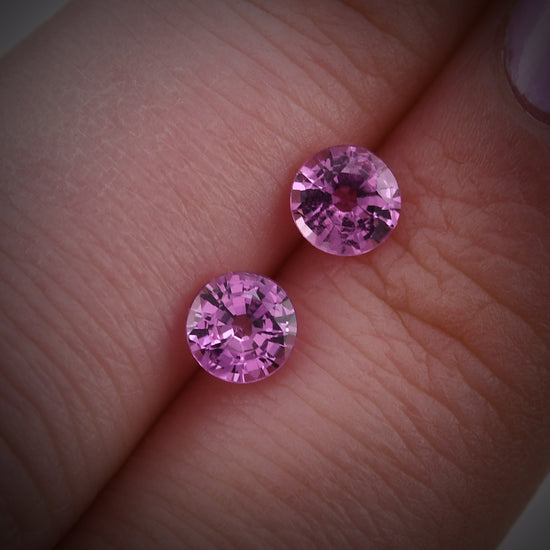1.19 Carat Pink MADAGASCAR Round Sapphire