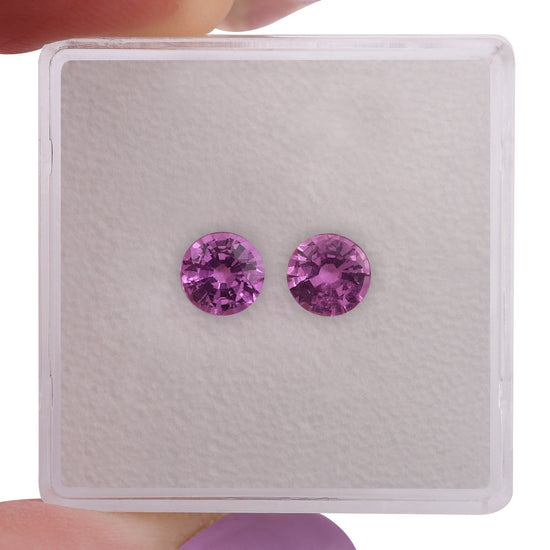 1.19 Carat Pink MADAGASCAR Round Sapphire