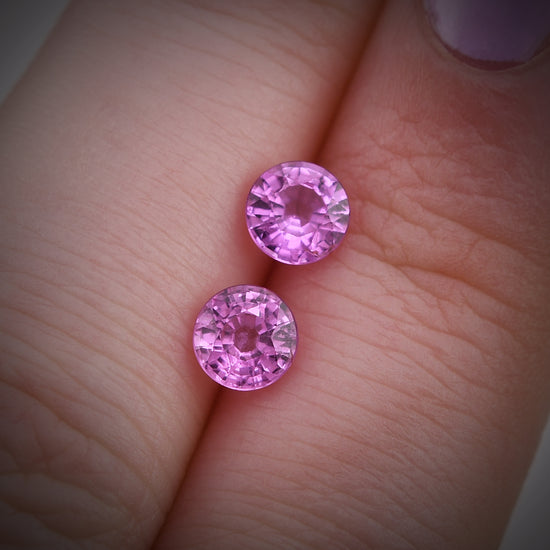 1.43 Carat Pink MADAGASCAR Round Sapphire