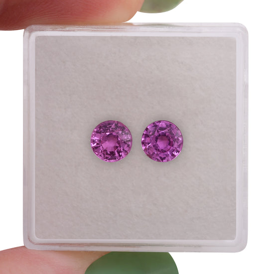 1.43 Carat Pink MADAGASCAR Round Sapphire