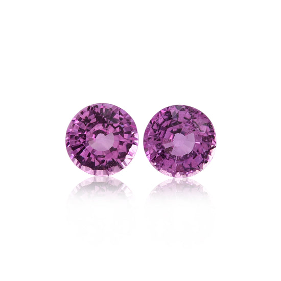 1,06 Karat Rosa MADAGASKAR Rundsaphir