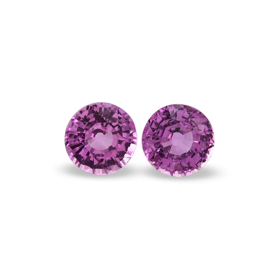 1.06 Carat Pink MADAGASCAR Round Sapphire