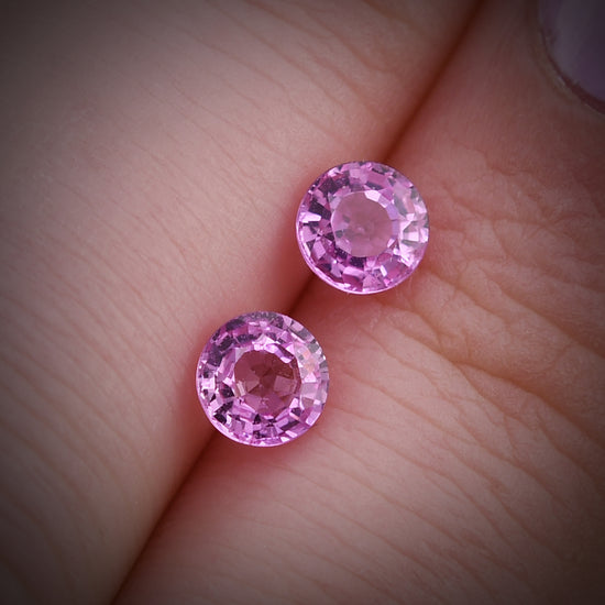 1.12 Carat Pink MADAGASCAR Round Sapphire